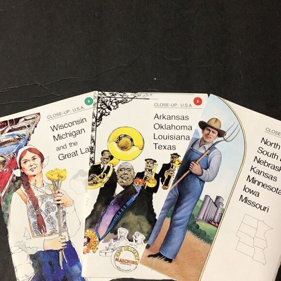 Maps vintage 1978 National Geographic close up maps and book set - Picture 5 of 11